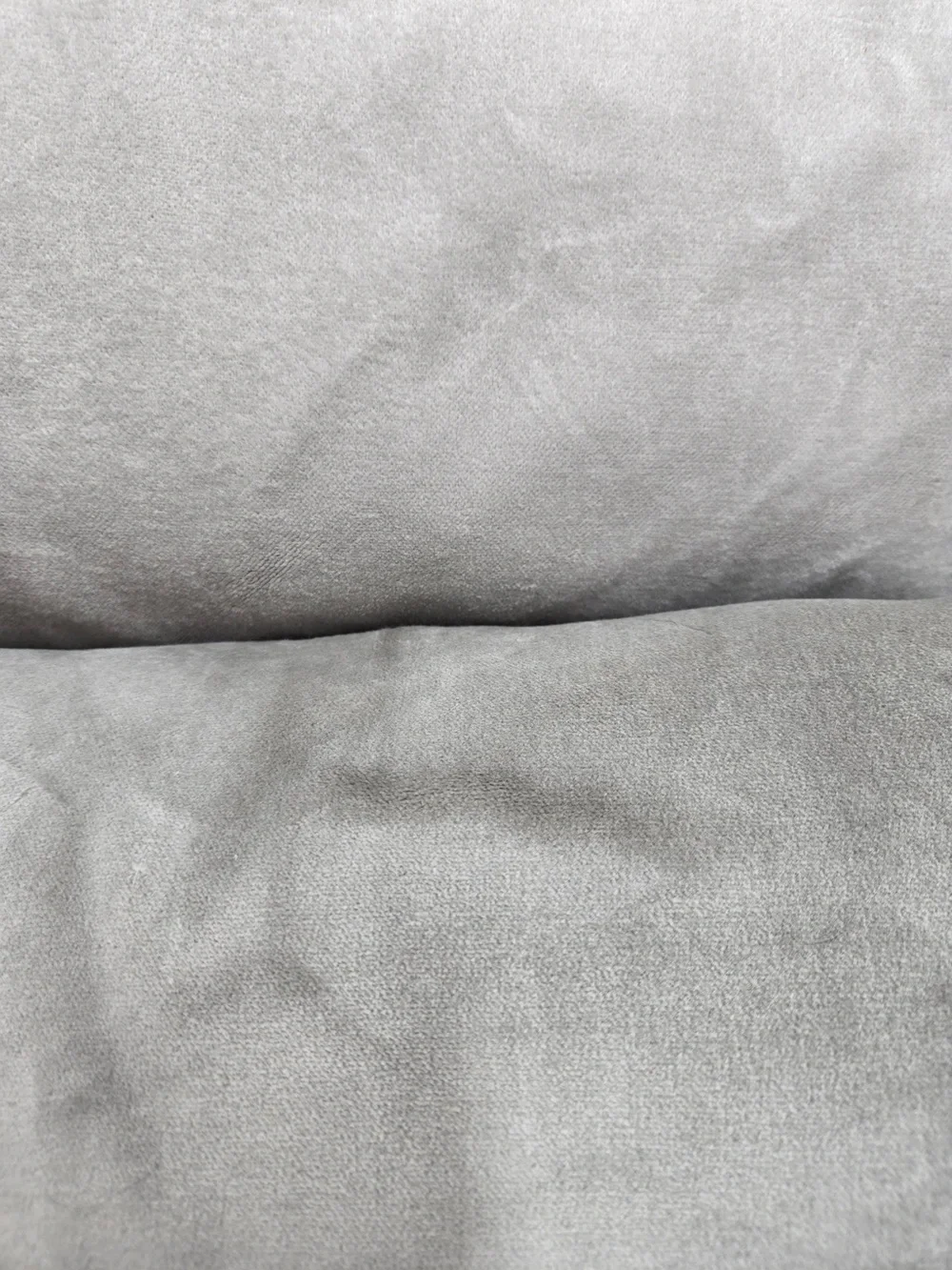 QUINCE Set Of 2 48x84 Cotton Velvet True Blackout Curtains Light Grey 9324